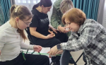 В рамках сотрудничества с клубом «Открытые сердца» прошел уникальный мастер-класс «Нить времени»
